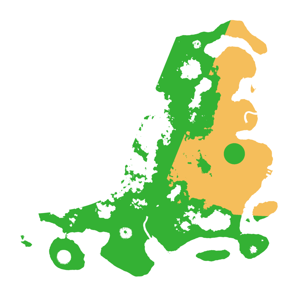 Biome Rust Map: Procedural Map, Size: 3700, Seed: 836872925