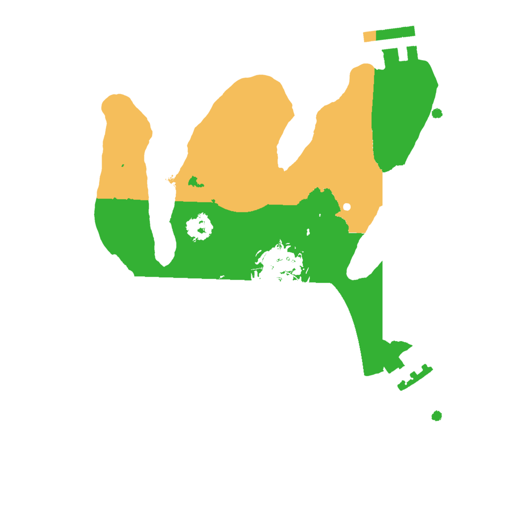 Biome Rust Map: Procedural Map, Size: 2000, Seed: 151515