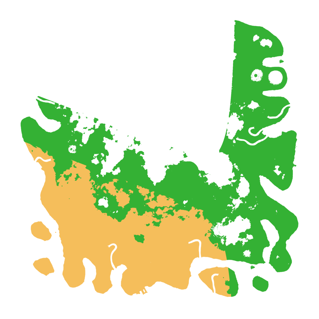 Biome Rust Map: Procedural Map, Size: 4001, Seed: 13842