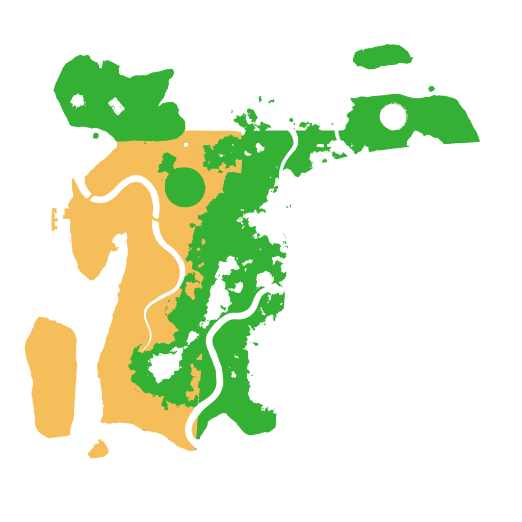Biome Rust Map: Procedural Map, Size: 3500, Seed: 341612398