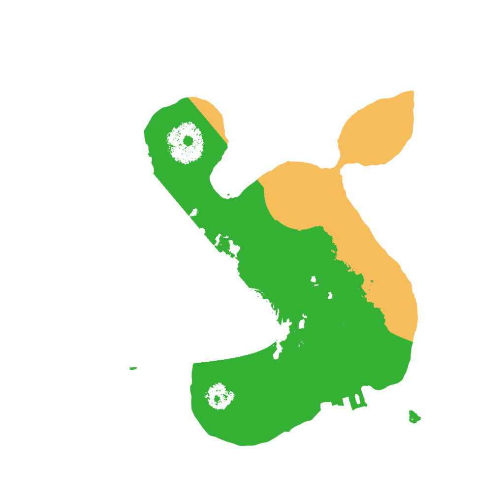 Biome Rust Map: Procedural Map, Size: 2000, Seed: 794198320