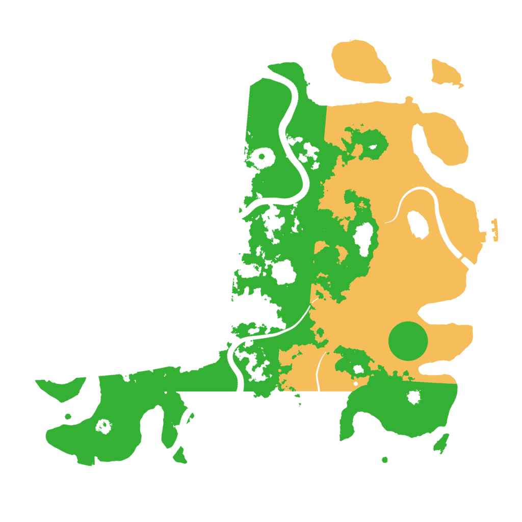 Biome Rust Map: Procedural Map, Size: 3500, Seed: 85067924