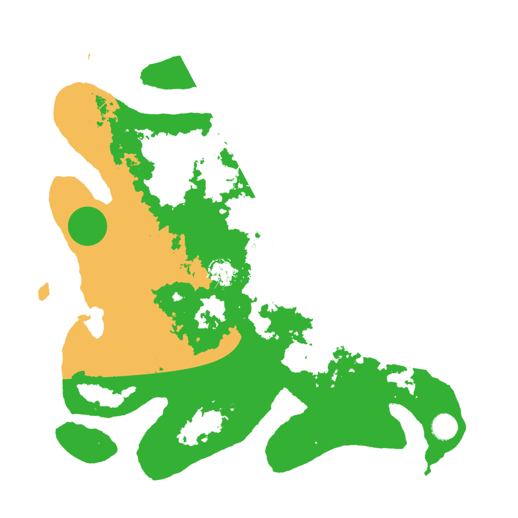 Biome Rust Map: Barren, Size: 3500, Seed: 1788400985