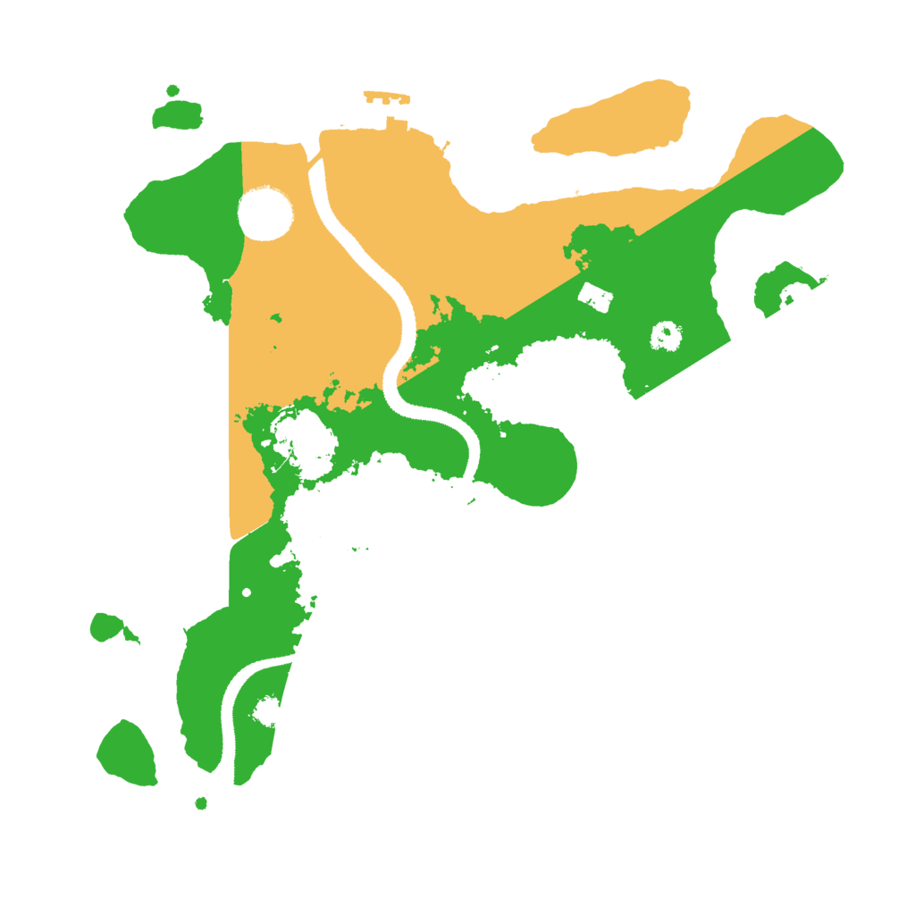 Biome Rust Map: Procedural Map, Size: 3000, Seed: 2148613