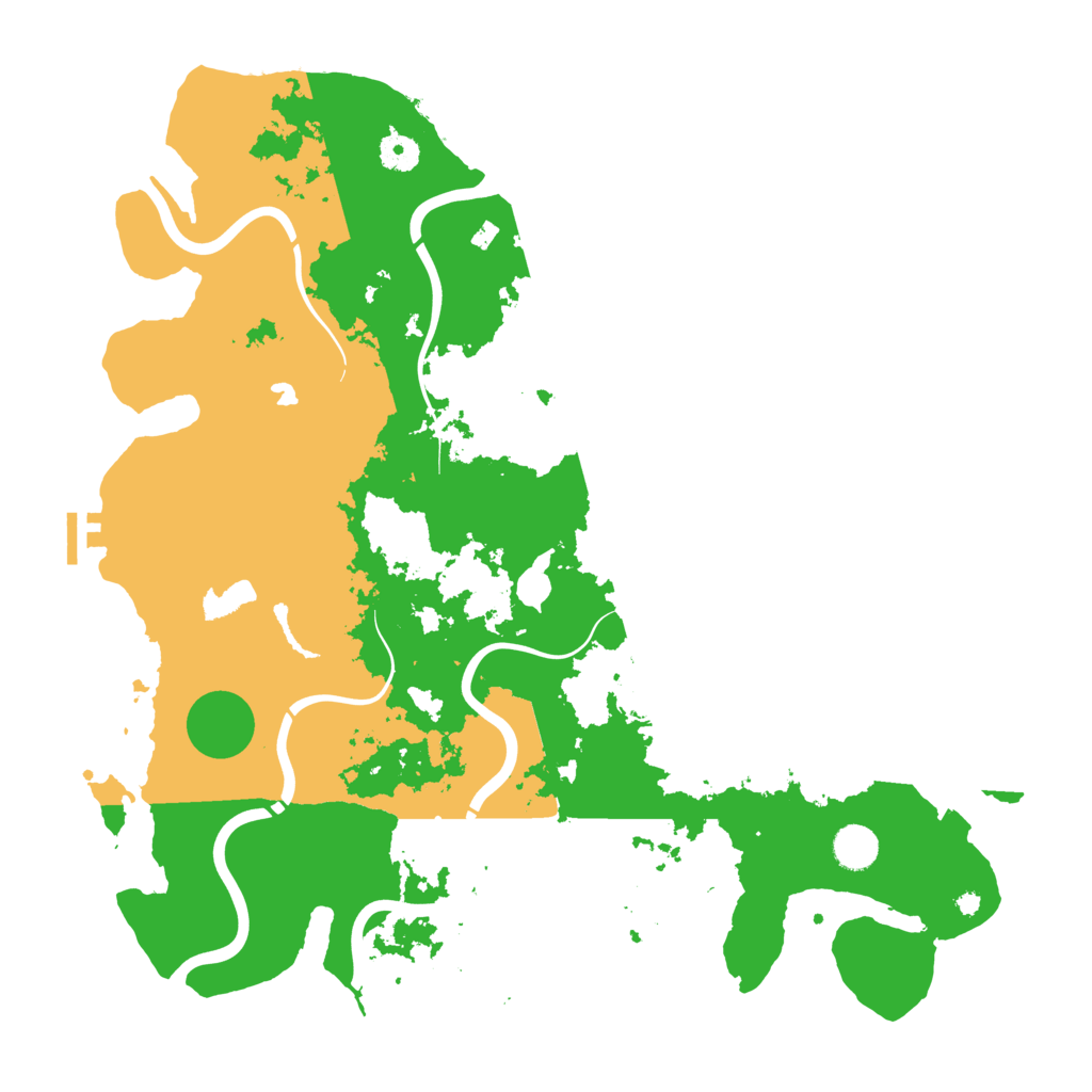 Biome Rust Map: Procedural Map, Size: 4250, Seed: 24486