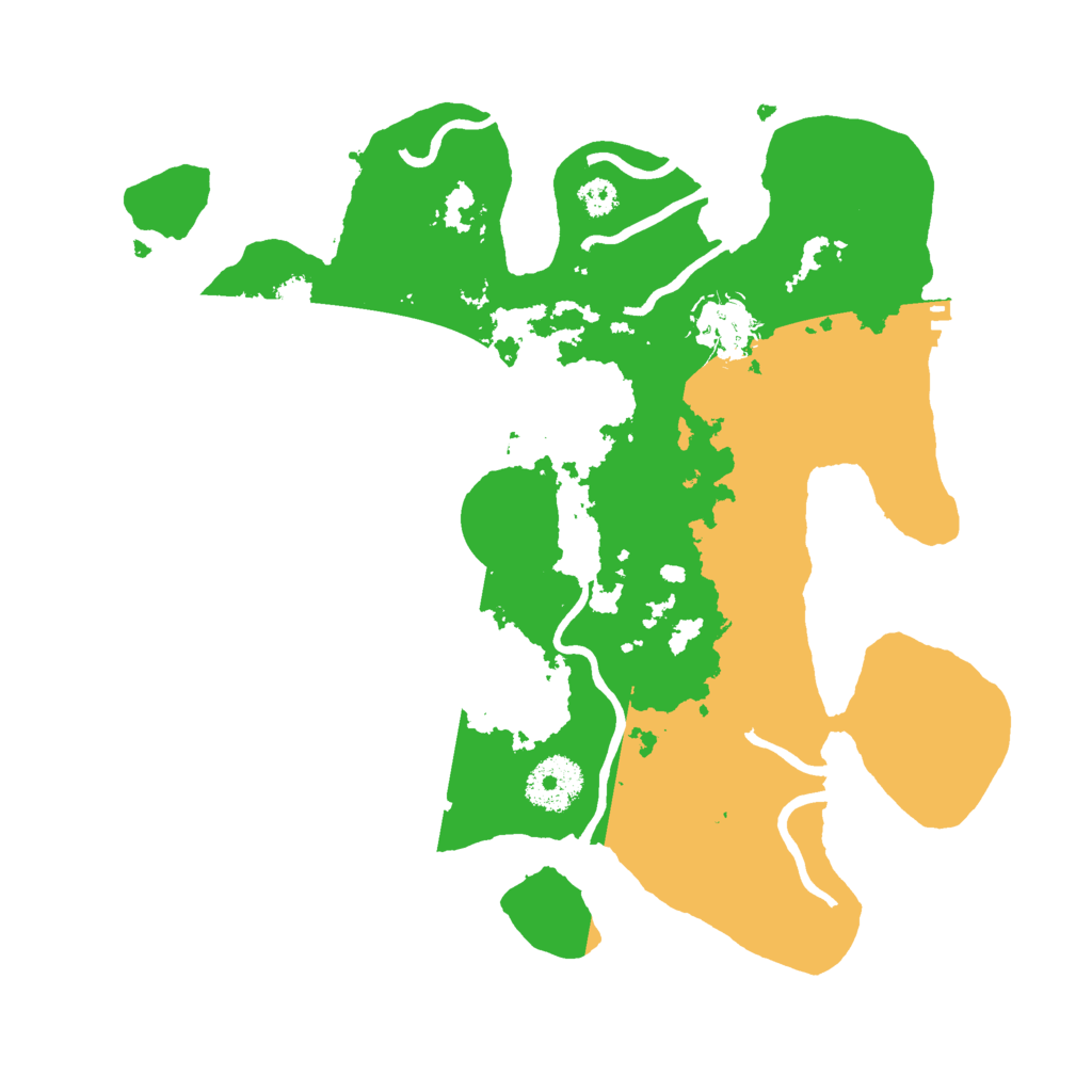 Biome Rust Map: Procedural Map, Size: 3000, Seed: 69736437