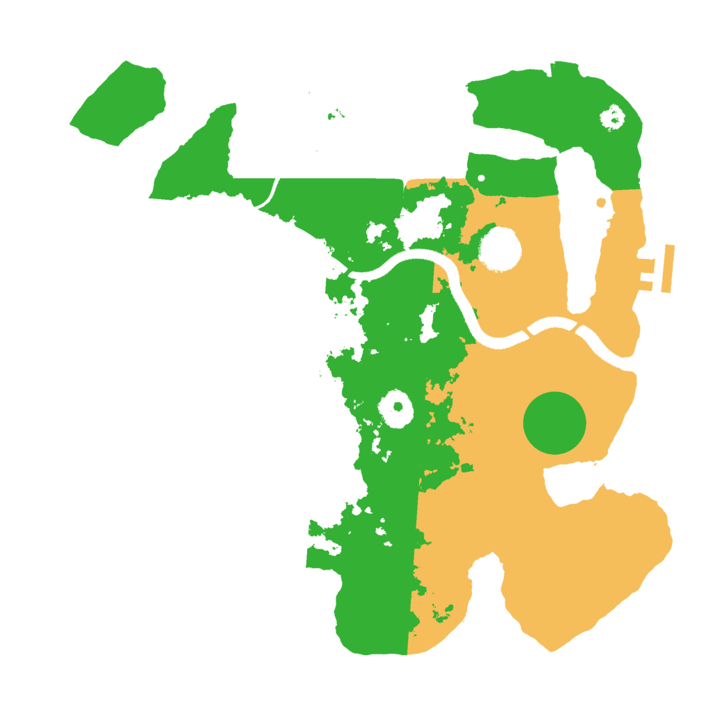 Biome Rust Map: Procedural Map, Size: 3000, Seed: 1122993692