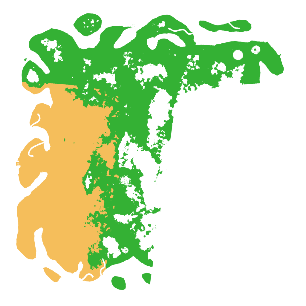 Biome Rust Map: Procedural Map, Size: 5400, Seed: 40919596