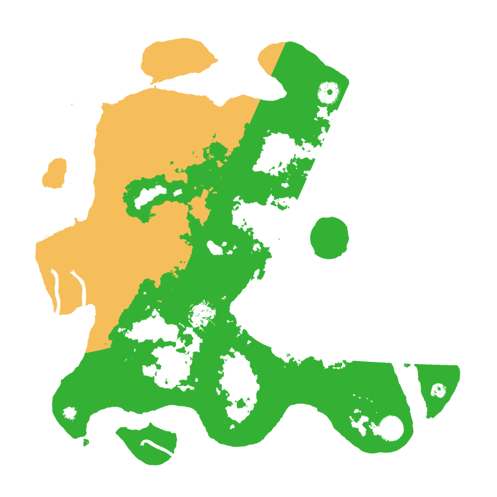 Biome Rust Map: Procedural Map, Size: 3500, Seed: 48714021