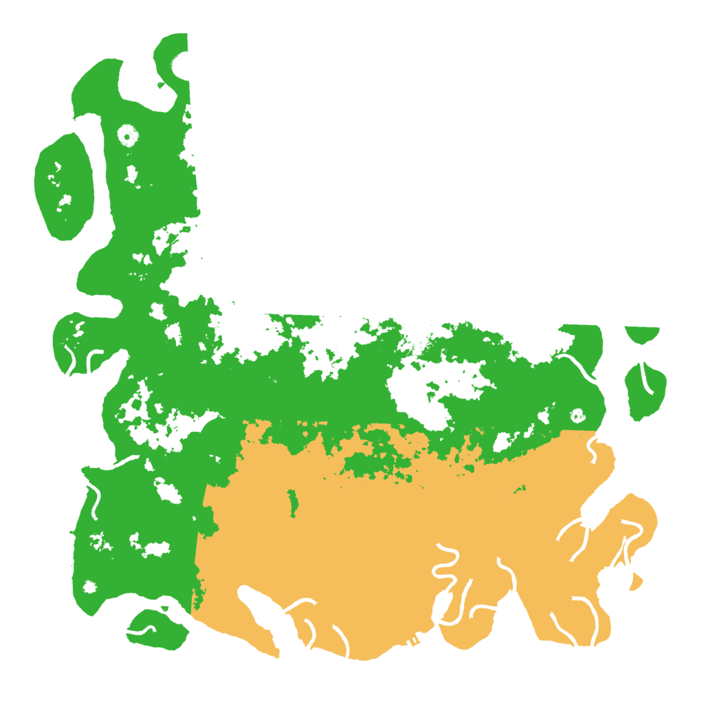 Biome Rust Map: Procedural Map, Size: 5000, Seed: 1997