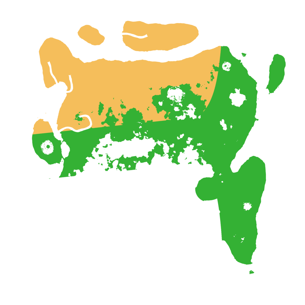 Biome Rust Map: Procedural Map, Size: 3500, Seed: 861874961