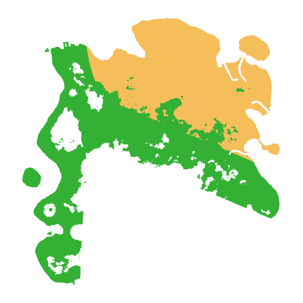 Biome Rust Map: Procedural Map, Size: 3500, Seed: 78936041