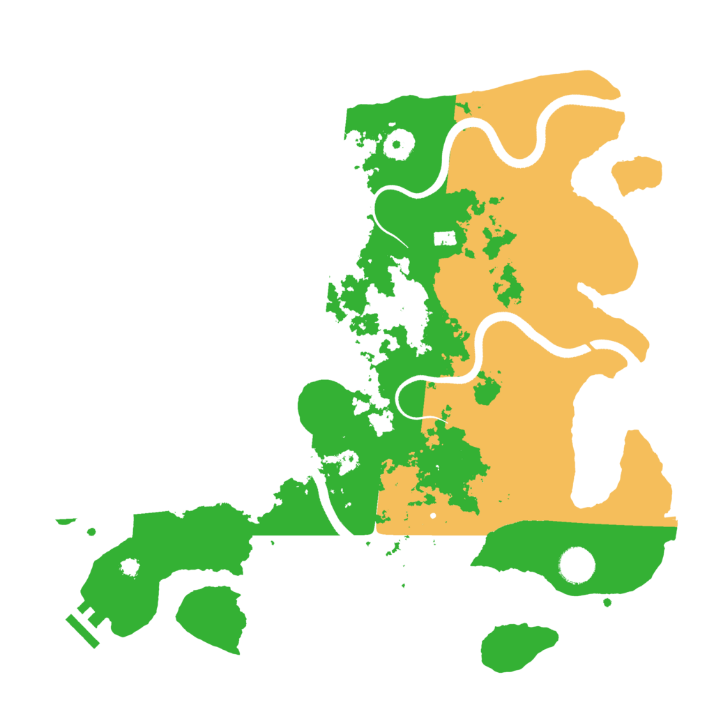Biome Rust Map: Procedural Map, Size: 3500, Seed: 1876153613