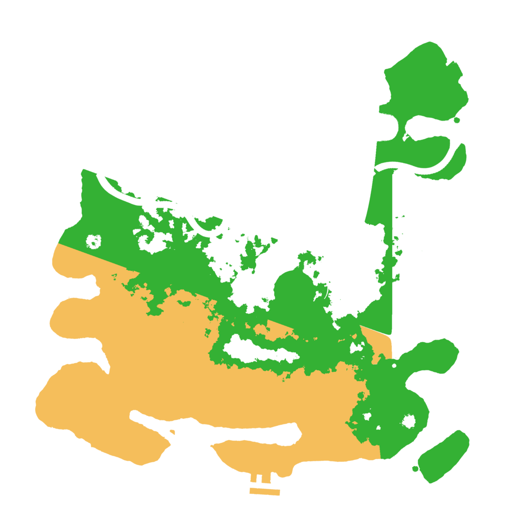 Biome Rust Map: Procedural Map, Size: 3500, Seed: 1530072147