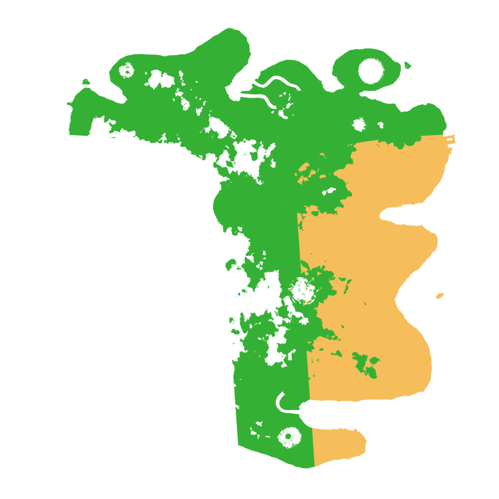 Biome Rust Map: Procedural Map, Size: 3500, Seed: 44720990