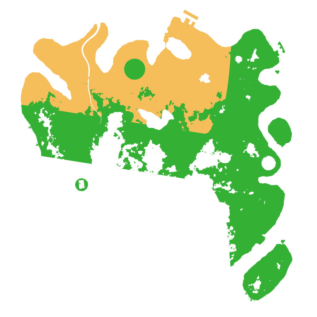 Biome Rust Map: Procedural Map, Size: 4000, Seed: 337303895