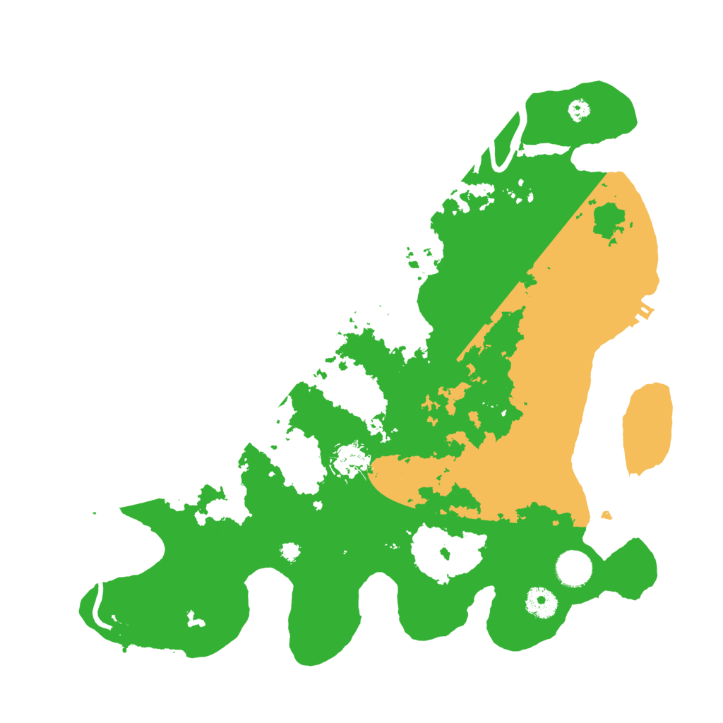 Biome Rust Map: Procedural Map, Size: 3500, Seed: 47179719