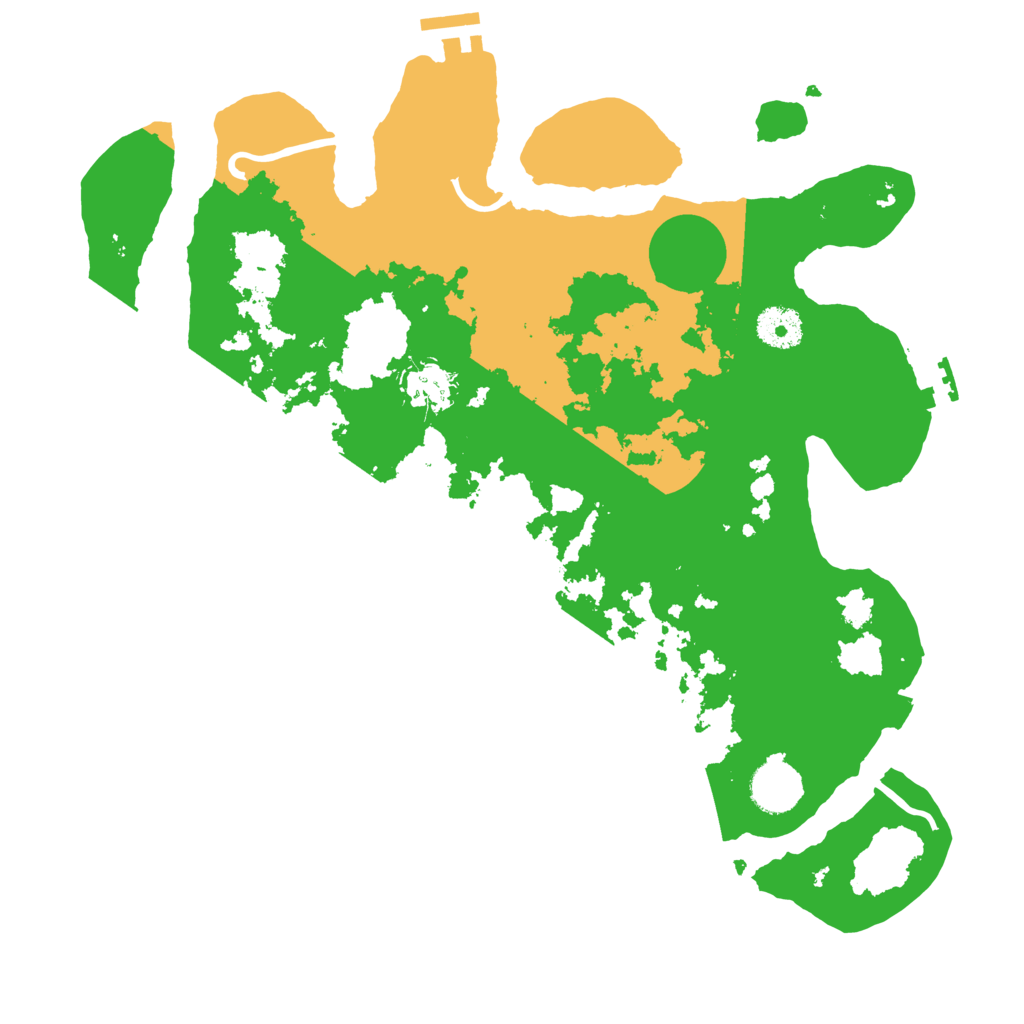 Biome Rust Map: Procedural Map, Size: 3500, Seed: 49373590