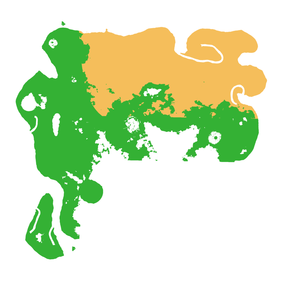 Biome Rust Map: Procedural Map, Size: 3500, Seed: 487