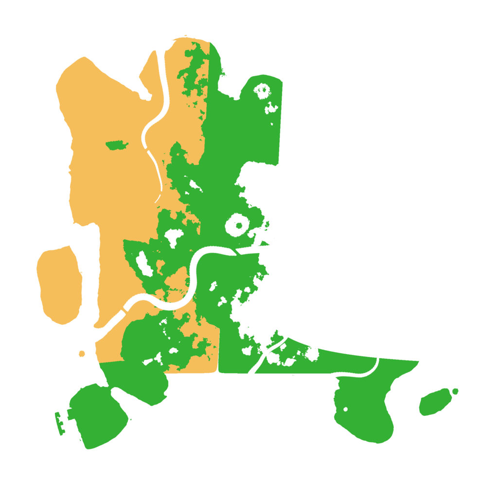 Biome Rust Map: Procedural Map, Size: 3250, Seed: 307336255
