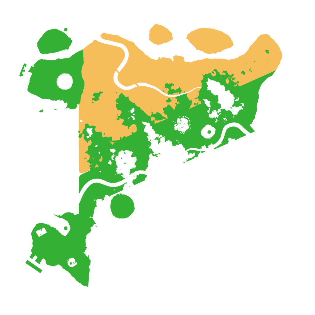 Biome Rust Map: Procedural Map, Size: 3500, Seed: 38122063