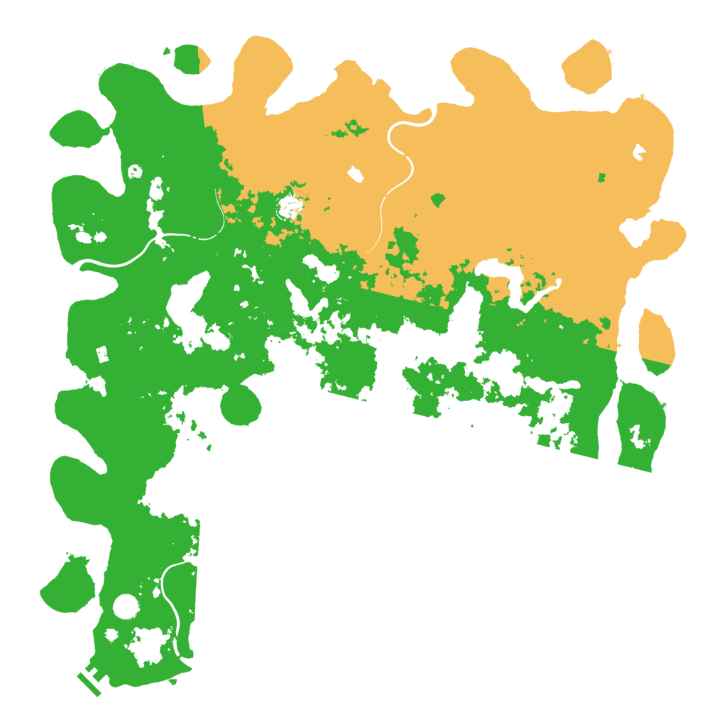 Biome Rust Map: Procedural Map, Size: 5000, Seed: 247592894