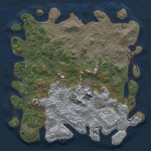 Thumbnail Rust Map: Procedural Map, Size: 5000, Seed: 247592894, 19 Monuments