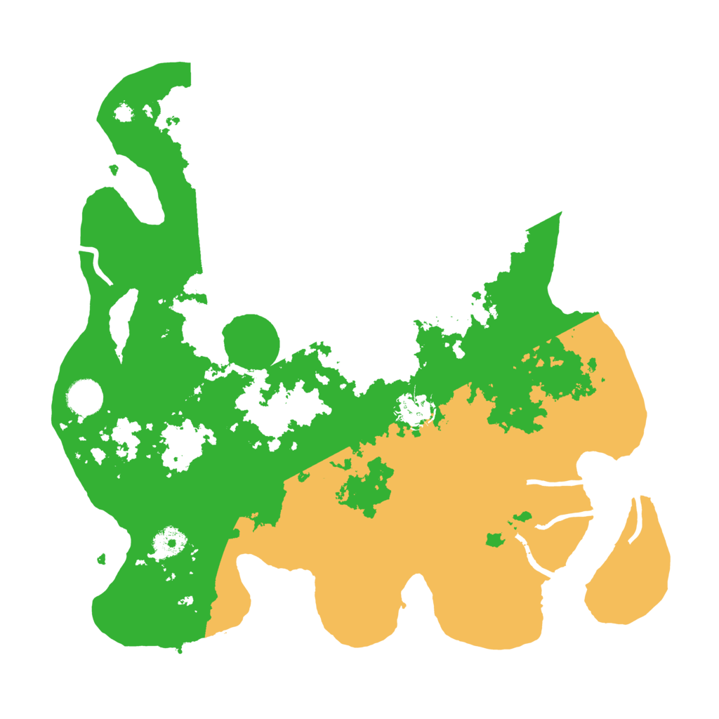 Biome Rust Map: Procedural Map, Size: 3500, Seed: 84364977