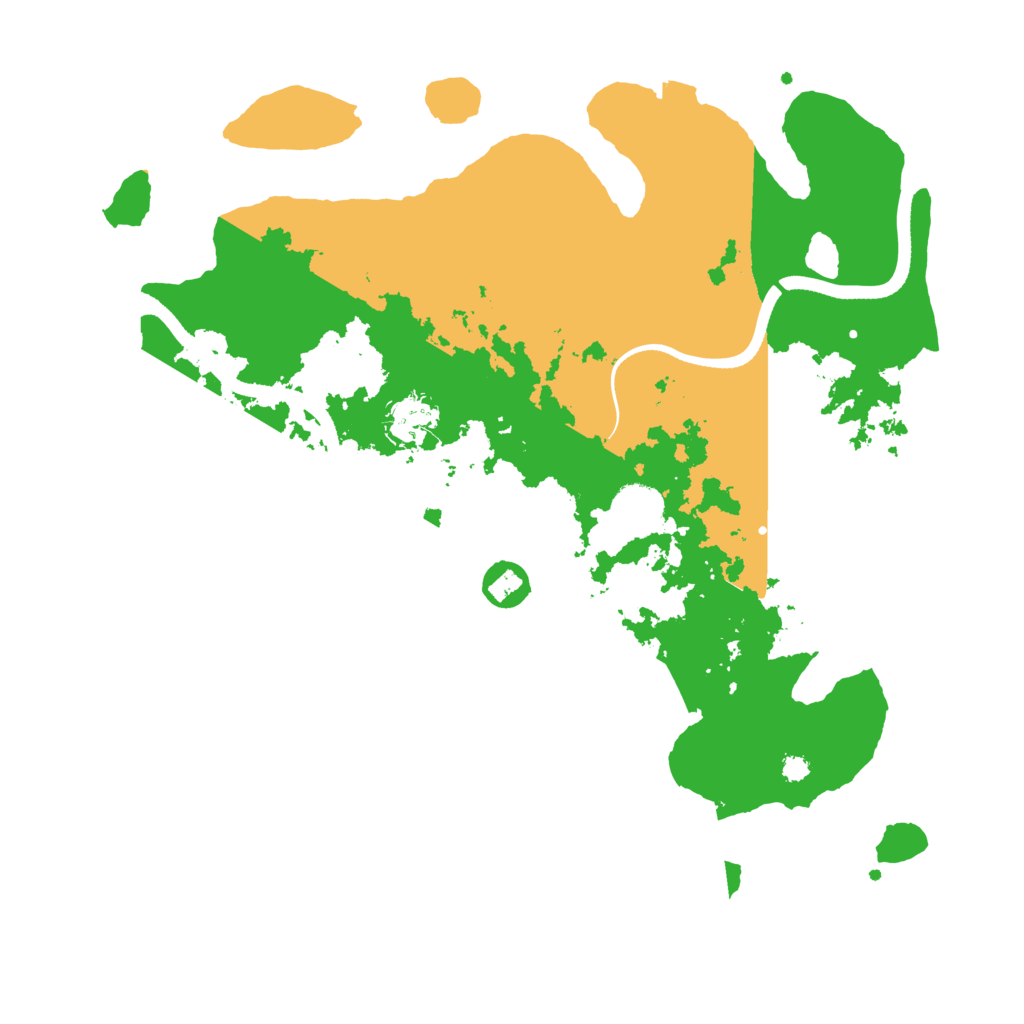 Biome Rust Map: Procedural Map, Size: 3500, Seed: 843209179