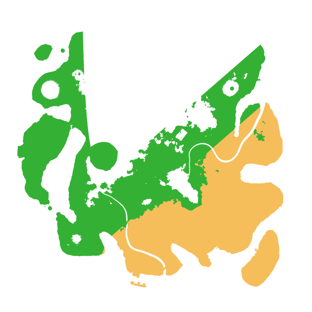 Biome Rust Map: Procedural Map, Size: 3000, Seed: 711132360