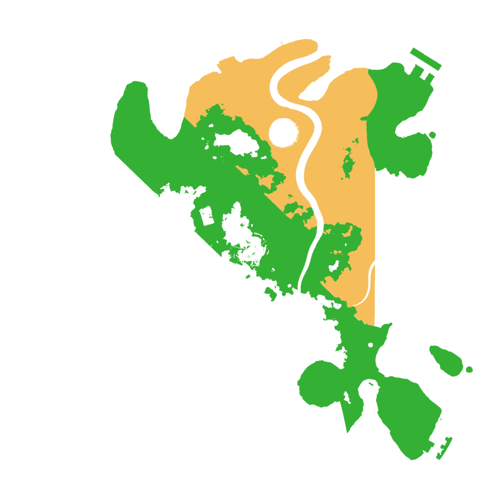 Biome Rust Map: Procedural Map, Size: 3000, Seed: 8888
