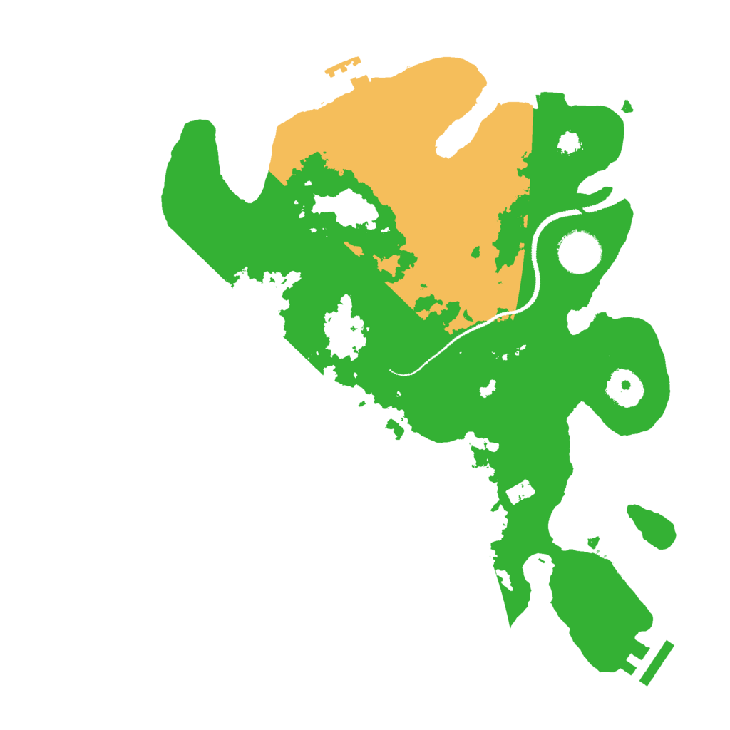 Biome Rust Map: Procedural Map, Size: 3000, Seed: 8888