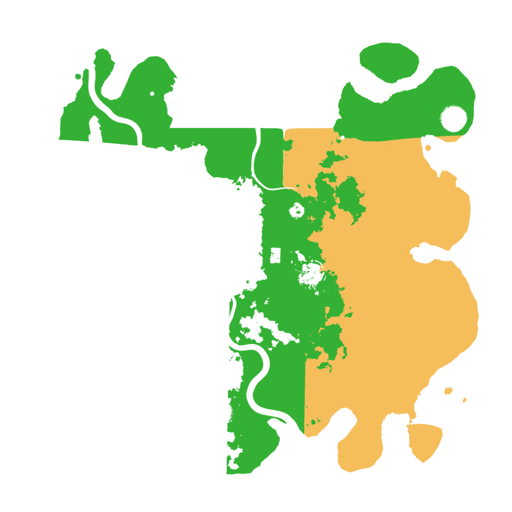 Biome Rust Map: Procedural Map, Size: 3500, Seed: 55304929