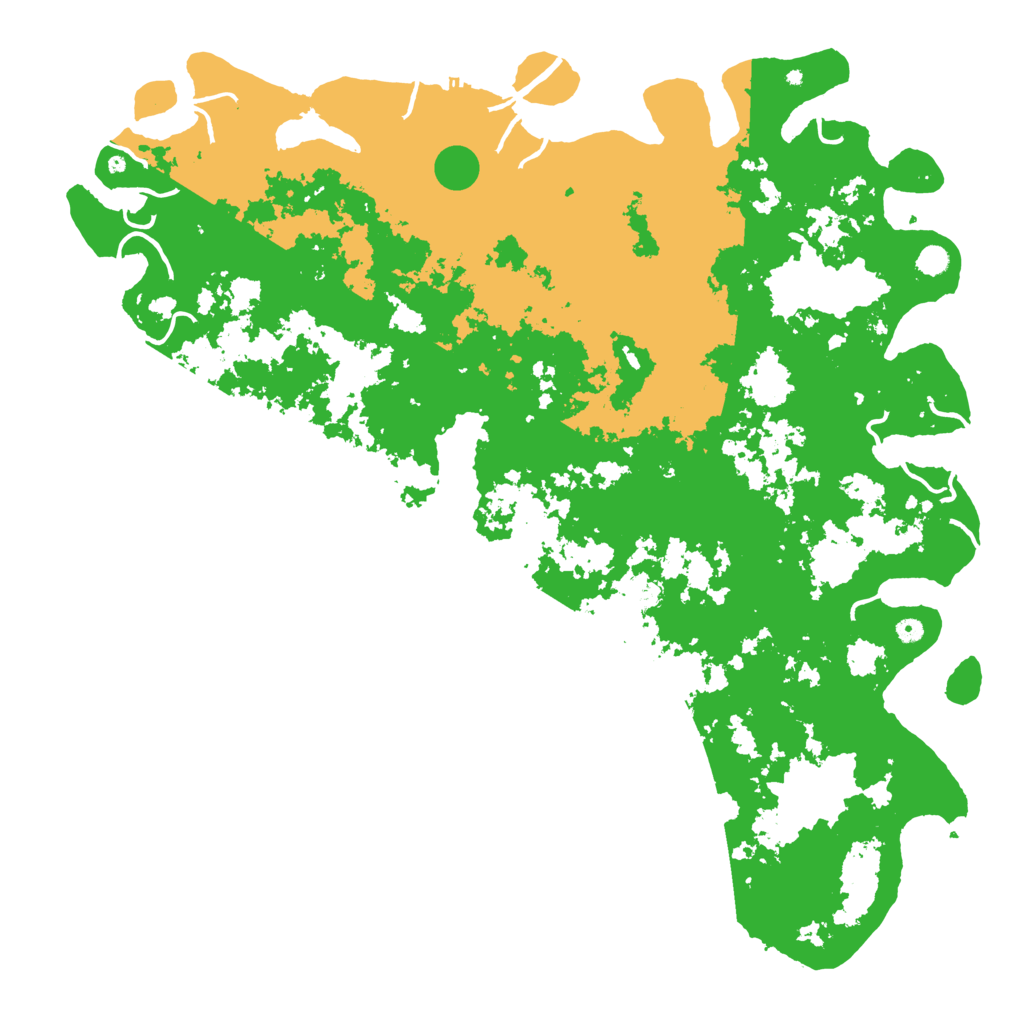 Biome Rust Map: Procedural Map, Size: 6000, Seed: 32218