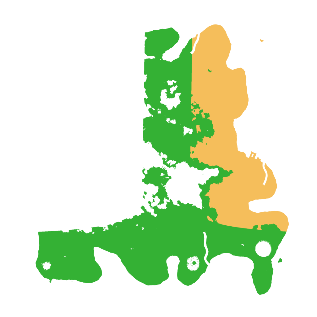 Biome Rust Map: Procedural Map, Size: 3500, Seed: 46854123