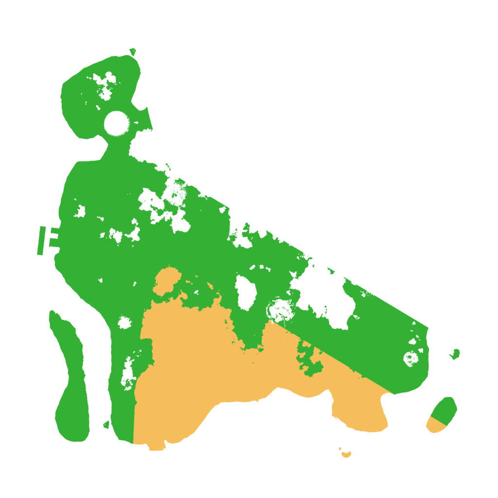 Biome Rust Map: Procedural Map, Size: 3500, Seed: 3012001