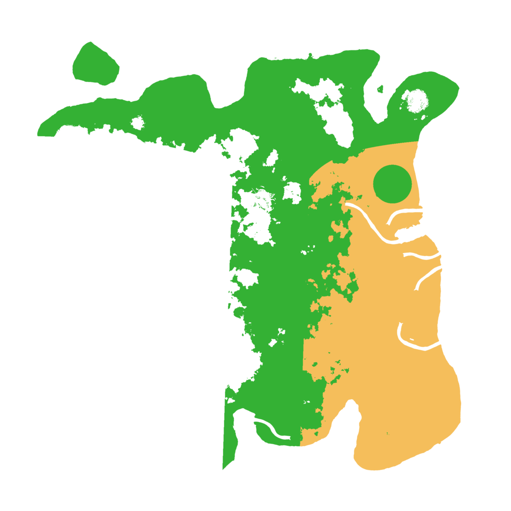 Biome Rust Map: Procedural Map, Size: 3500, Seed: 29338761