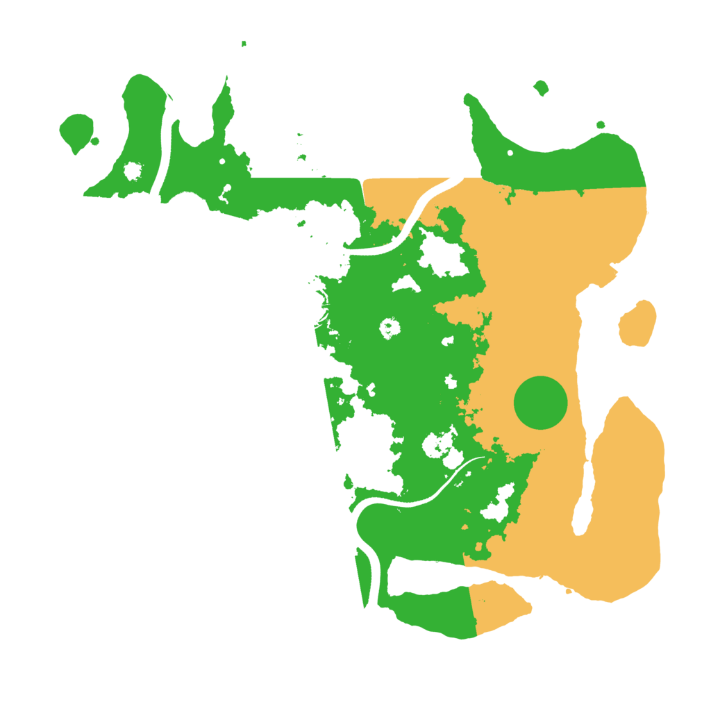 Biome Rust Map: Procedural Map, Size: 3500, Seed: 78902369