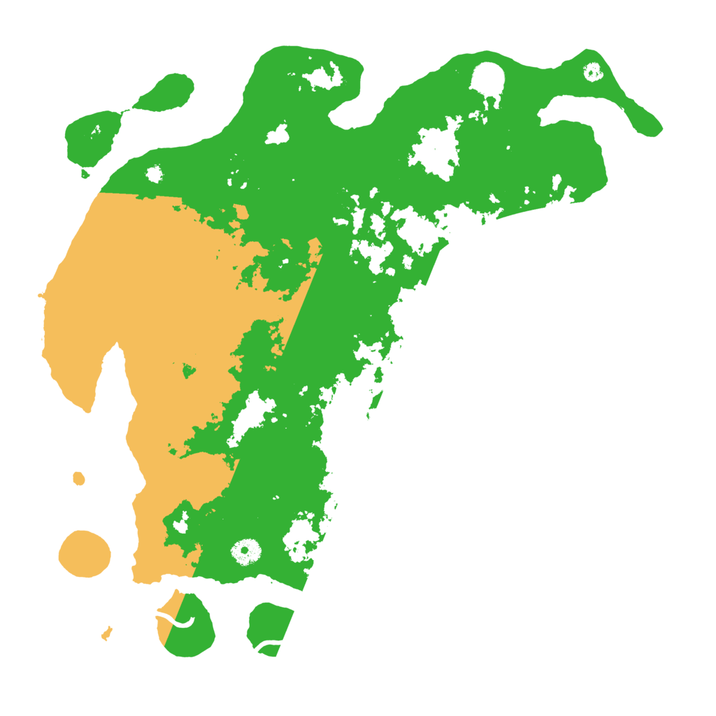 Biome Rust Map: Procedural Map, Size: 3900, Seed: 40462133