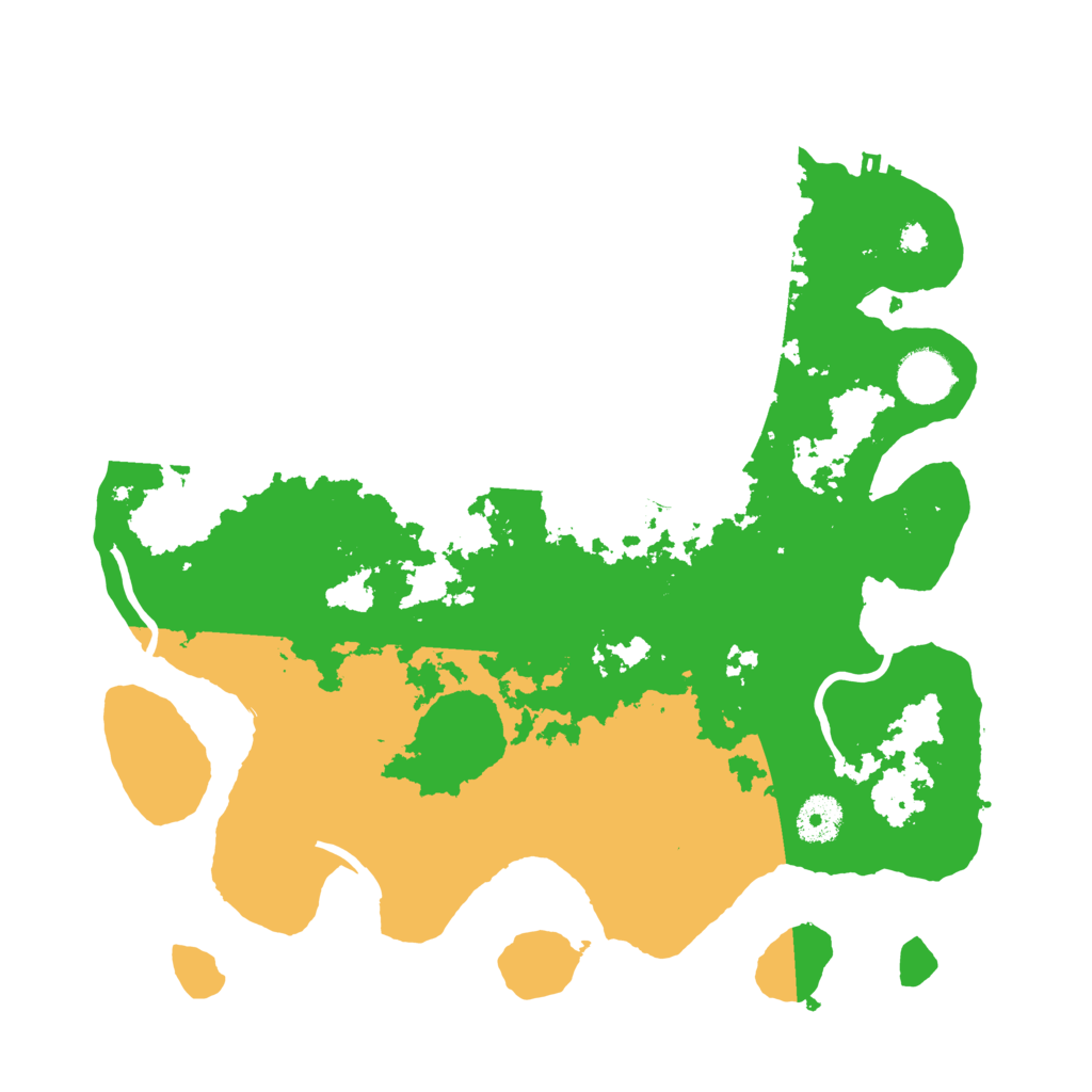 Biome Rust Map: Procedural Map, Size: 3500, Seed: 7038918