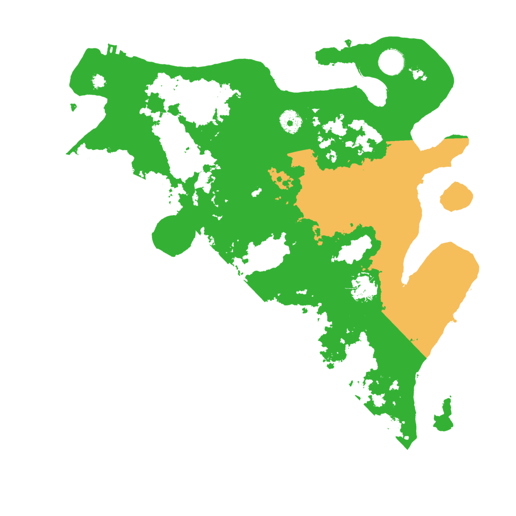 Biome Rust Map: Procedural Map, Size: 3500, Seed: 55436356