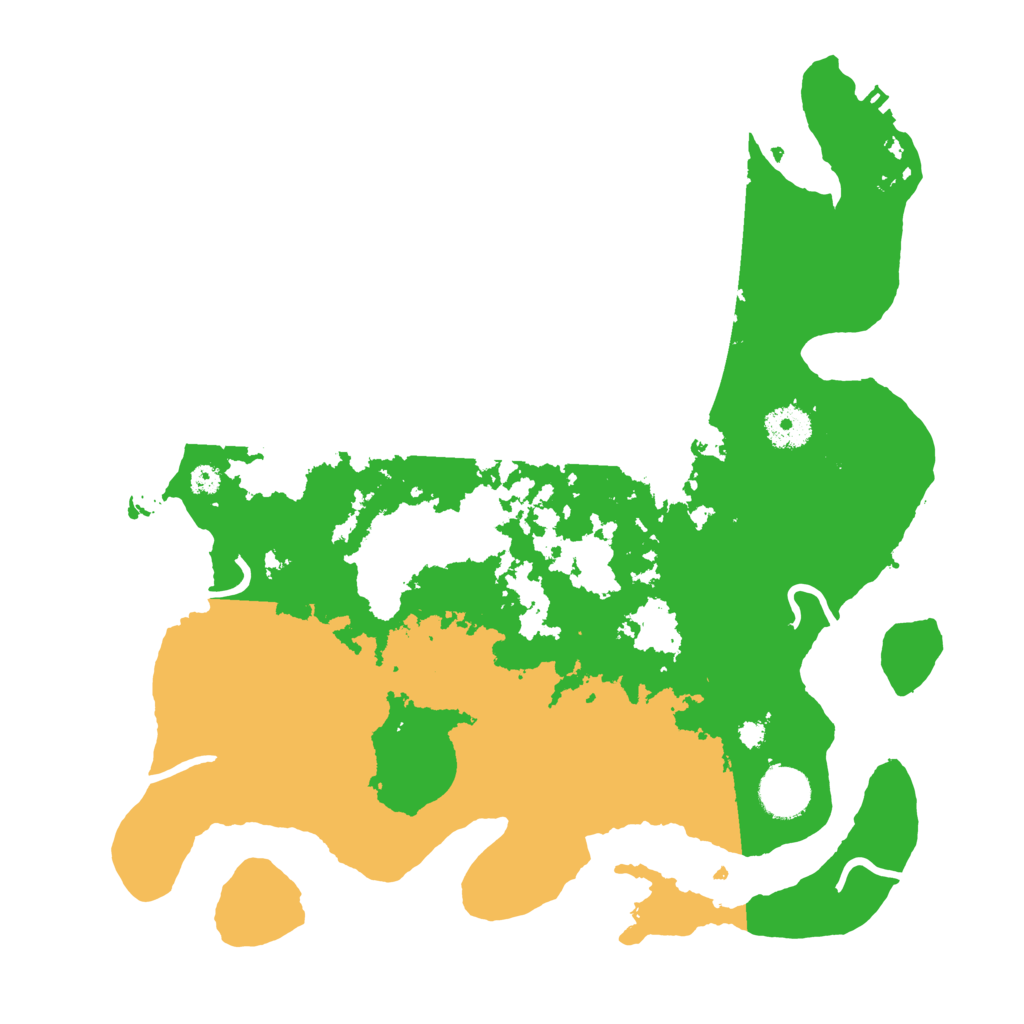 Biome Rust Map: Procedural Map, Size: 3500, Seed: 31063070