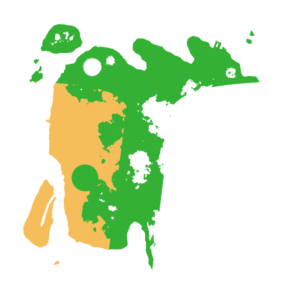 Biome Rust Map: Procedural Map, Size: 3000, Seed: 2068430854