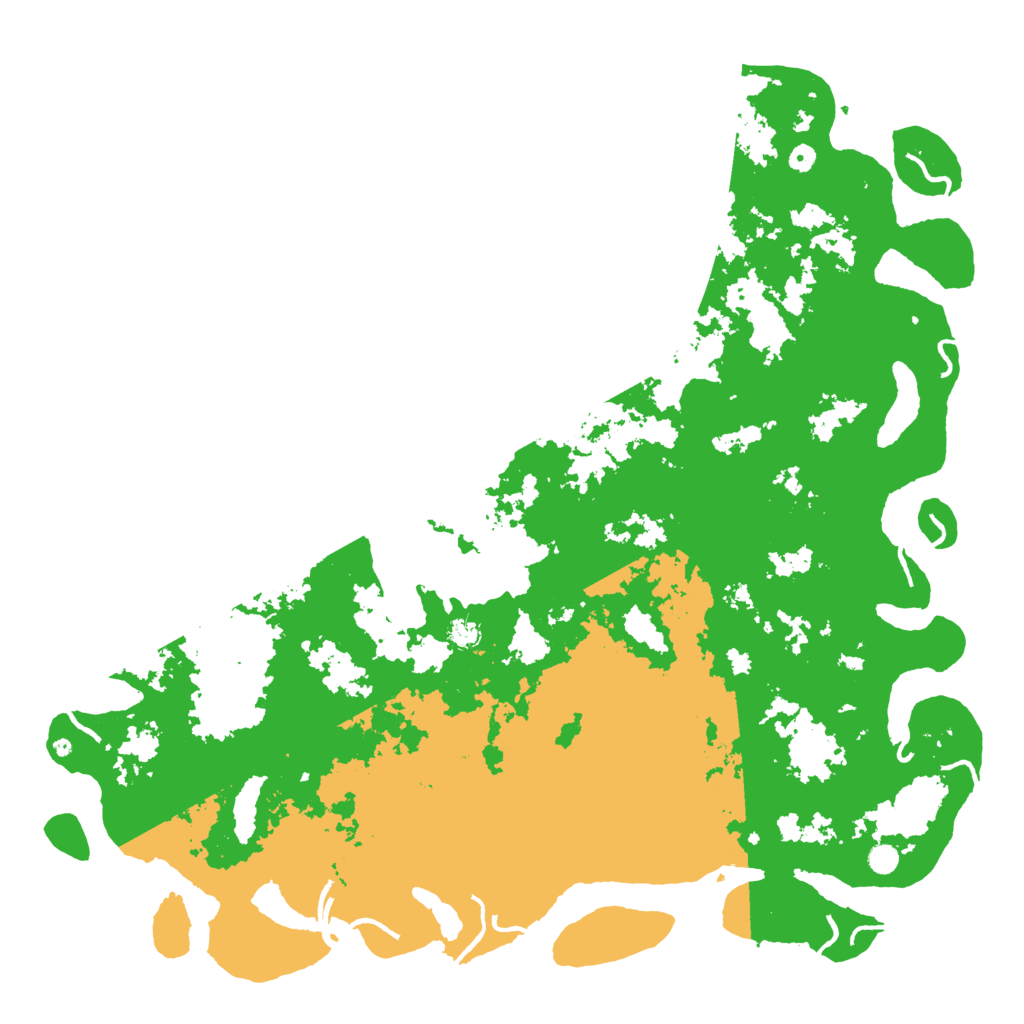Biome Rust Map: Procedural Map, Size: 6000, Seed: 325146157