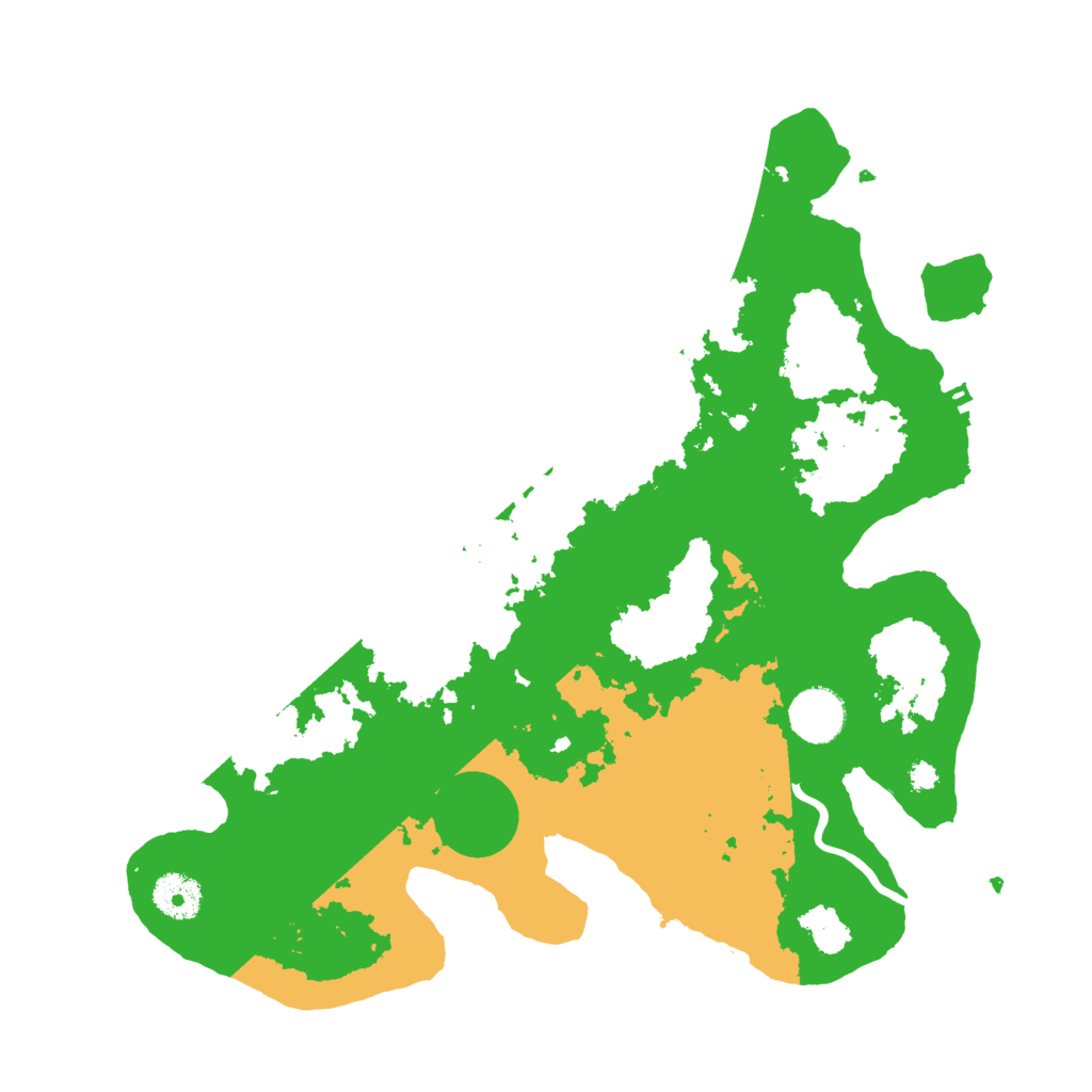 Biome Rust Map: Procedural Map, Size: 3500, Seed: 43981640
