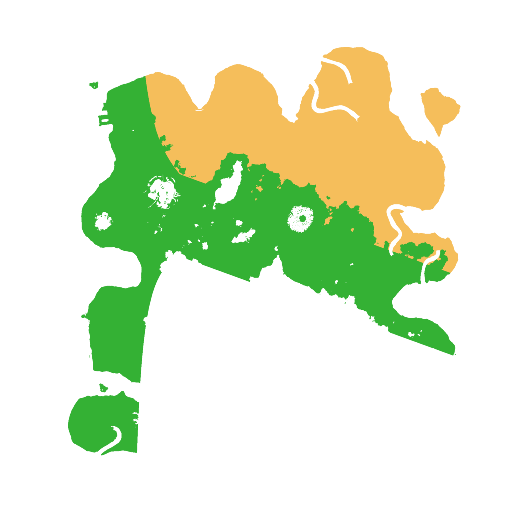 Biome Rust Map: Procedural Map, Size: 3000, Seed: 50392