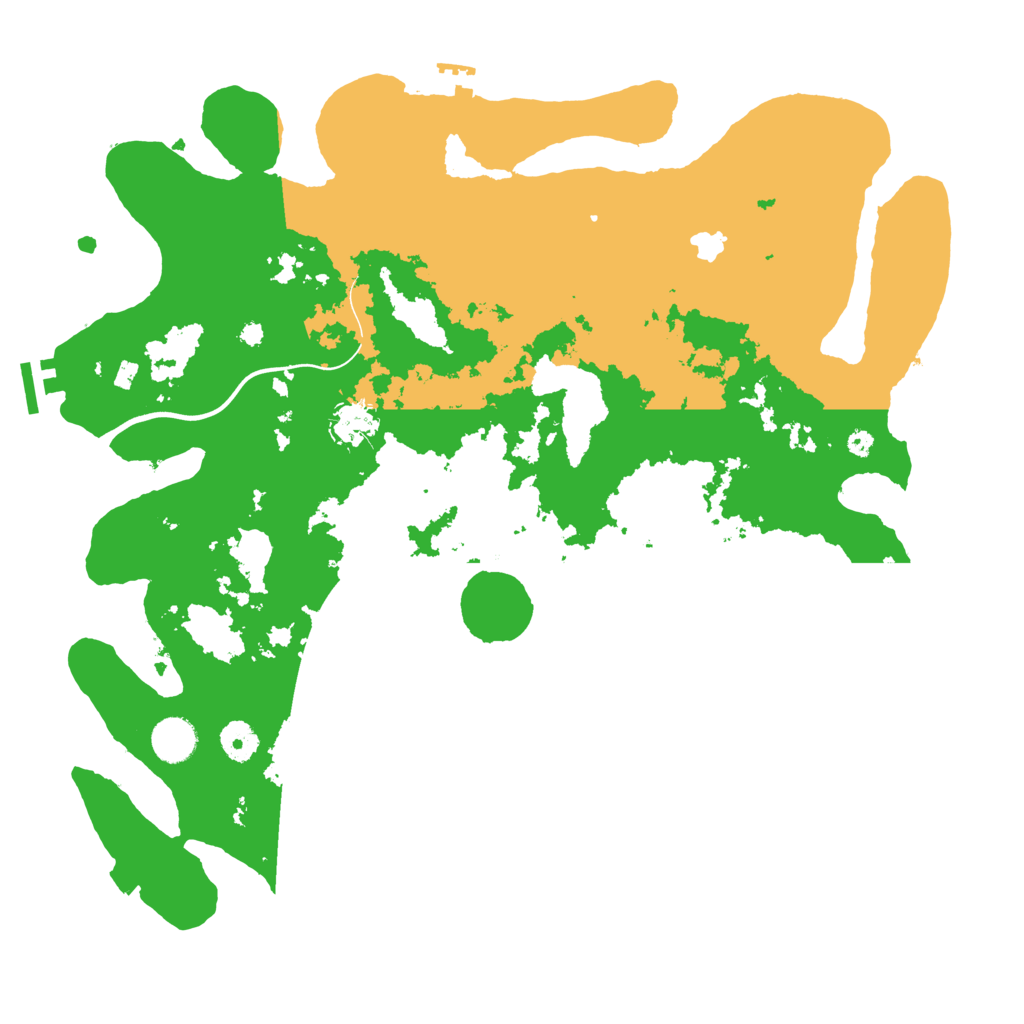 Biome Rust Map: Procedural Map, Size: 4000, Seed: 9458