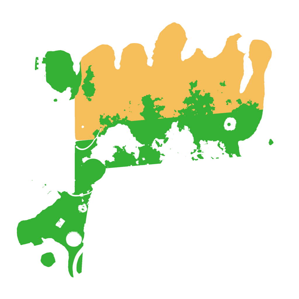 Biome Rust Map: Procedural Map, Size: 3500, Seed: 776243