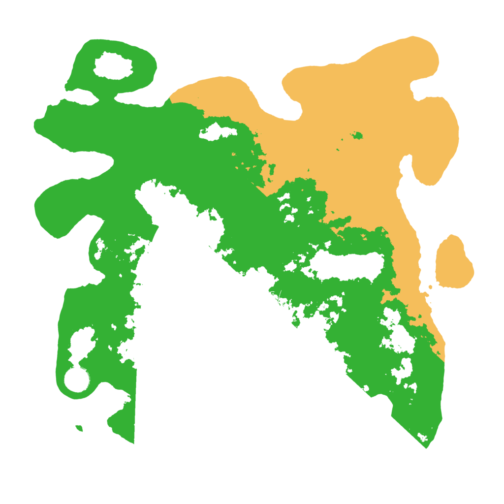 Biome Rust Map: Barren, Size: 3500, Seed: 2055102598