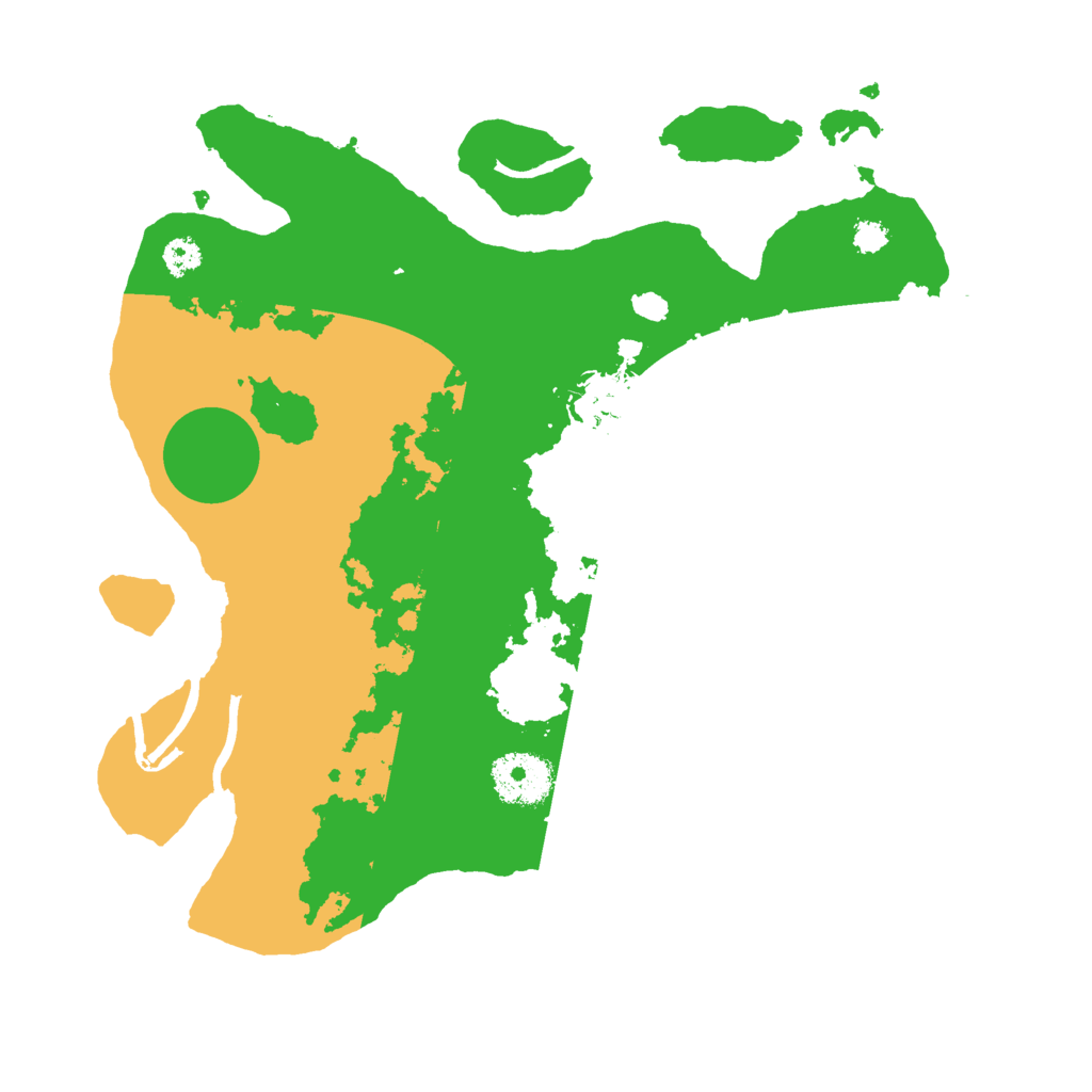 Biome Rust Map: Procedural Map, Size: 3000, Seed: 518546161